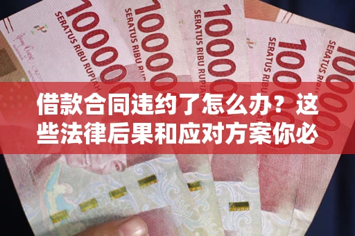 济南借款合同违约了怎么办？这些法律后果和应对方案你必须知道