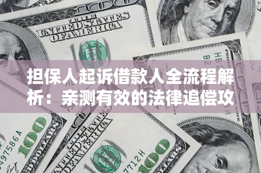 济南担保人起诉借款人全流程解析：亲测有效的法律追偿攻略