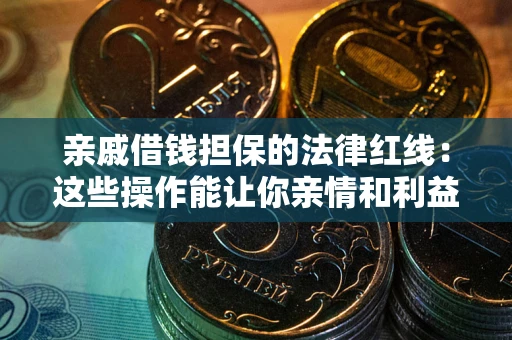 济南亲戚借钱担保的法律红线：这些操作能让你亲情和利益两不误