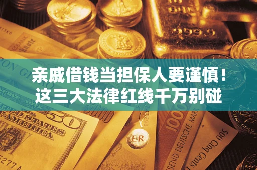 济南亲戚借钱当担保人要谨慎！这三大法律红线千万别碰
