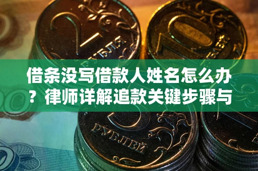 济南借条没写借款人姓名怎么办？律师详解追款关键步骤与证据链构建