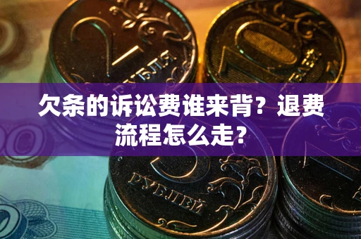 济南欠条的诉讼费谁来背？退费流程怎么走？